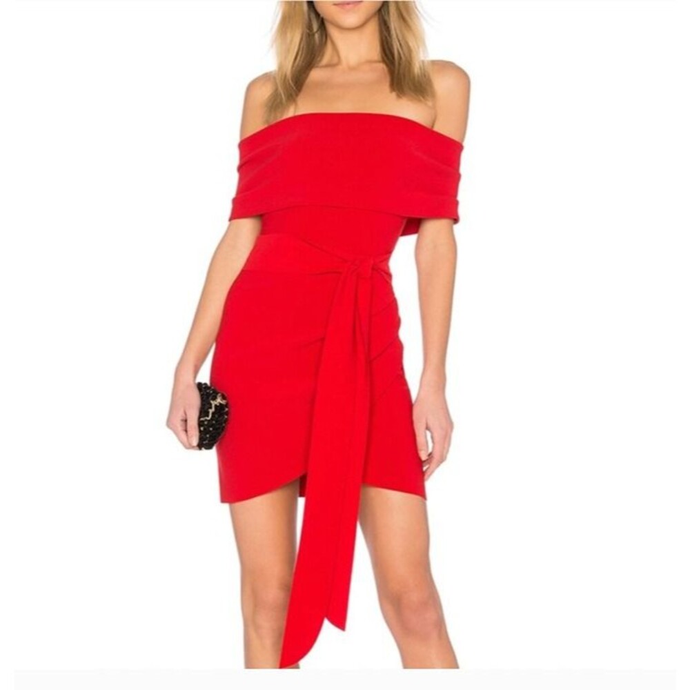 Bec & Bridge Marvellous mini red dress